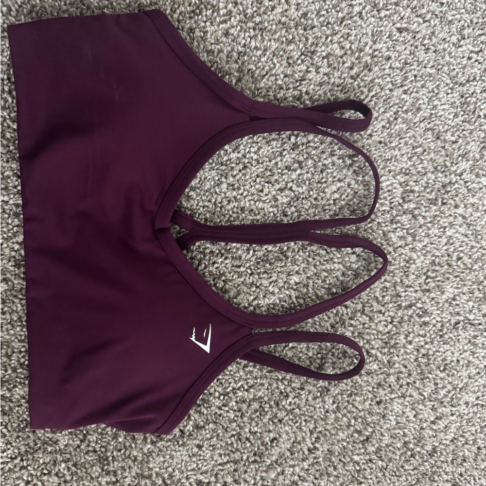 Gymshark Plum Seamless Strappy Sports Bra